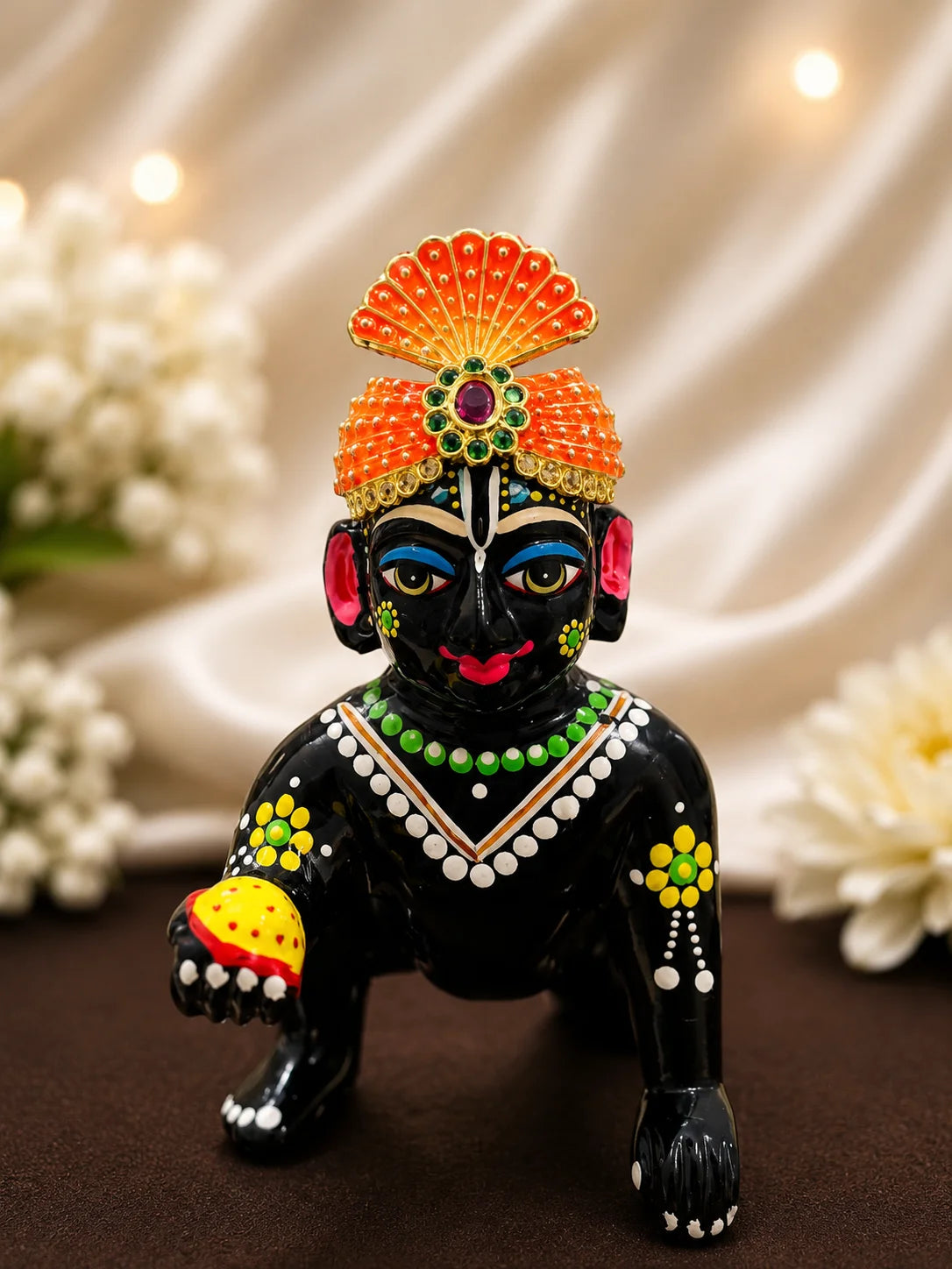 Jadau AD Mukut for Deity