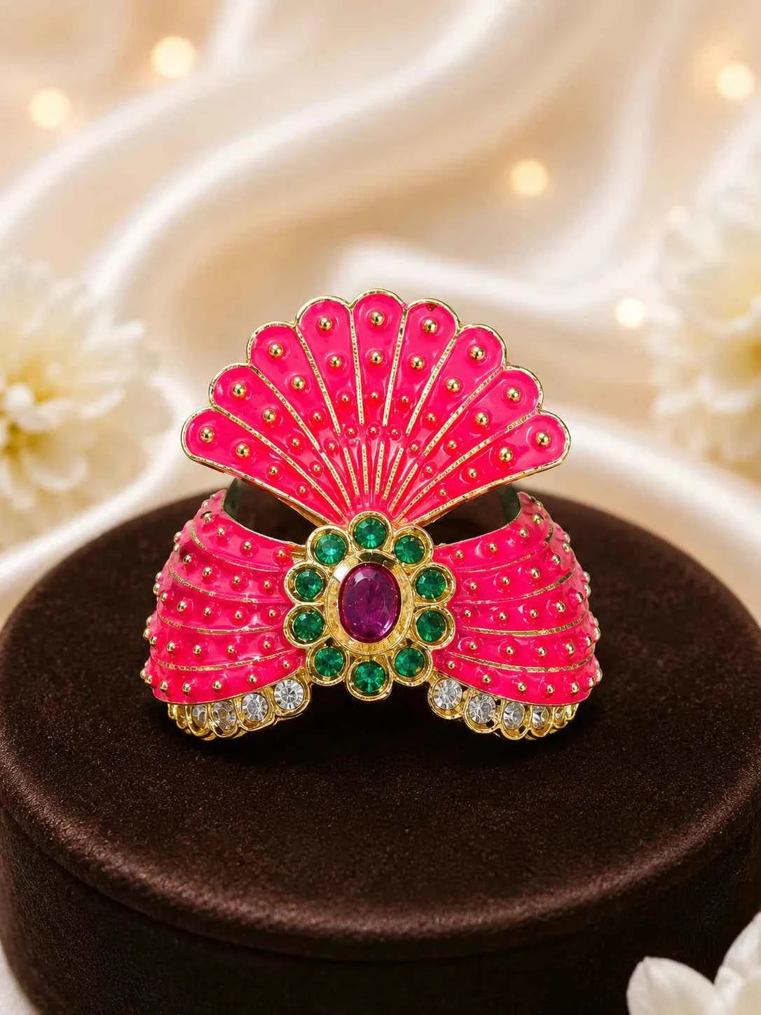 Jadau AD Mukut for Deity