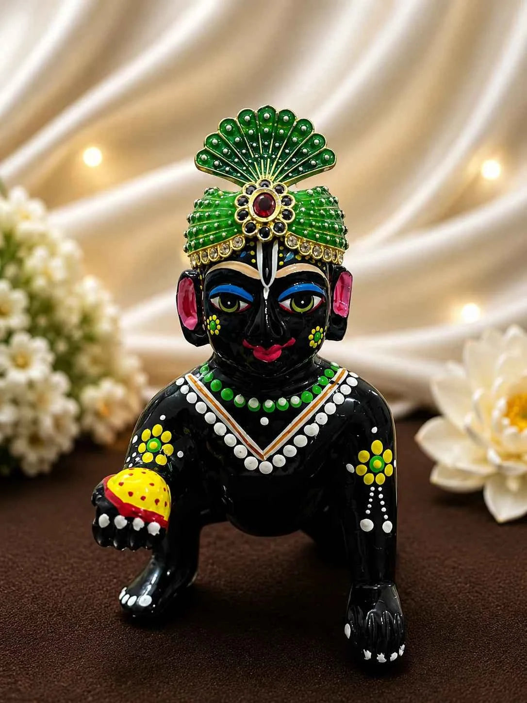 Jadau AD Mukut for Deity