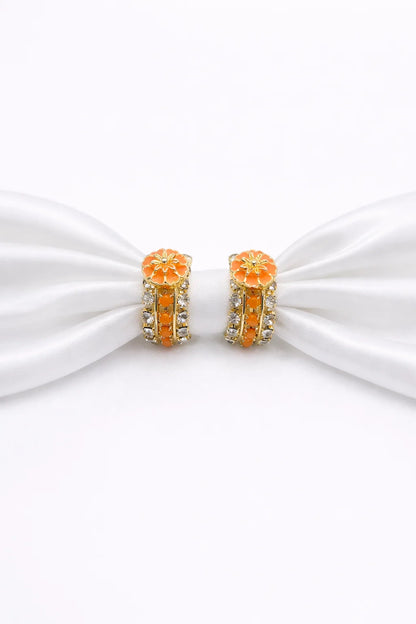 Orange Color Laddu Gopal Kada | Premium Shringar