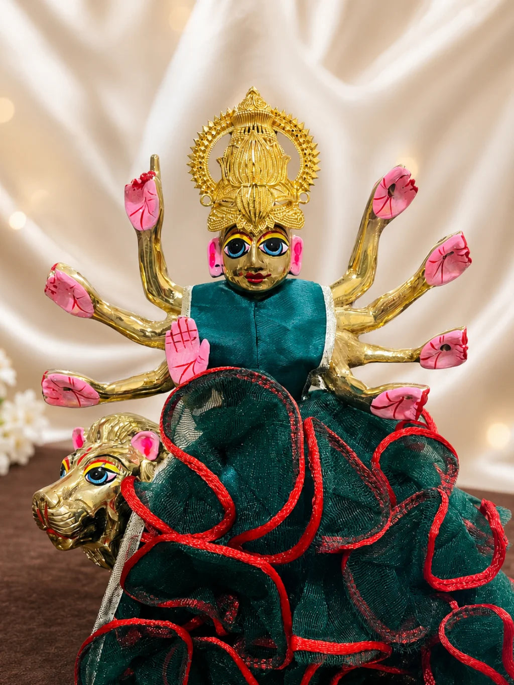 Kamal Kanti Gold Plated Mukut for Deity