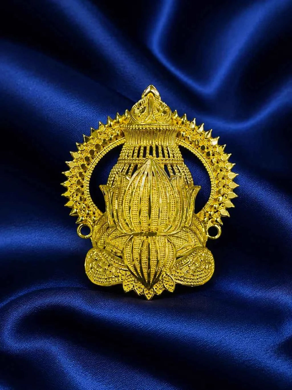 Kamal Kanti Gold Plated Mukut for Deity