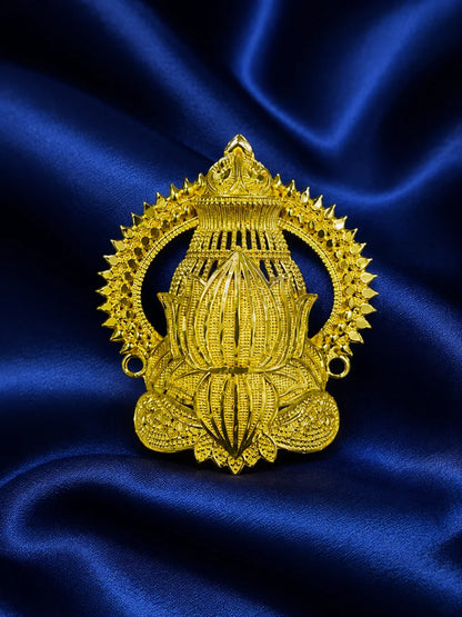 Kamal Kanti Gold Plated Mukut for Deity