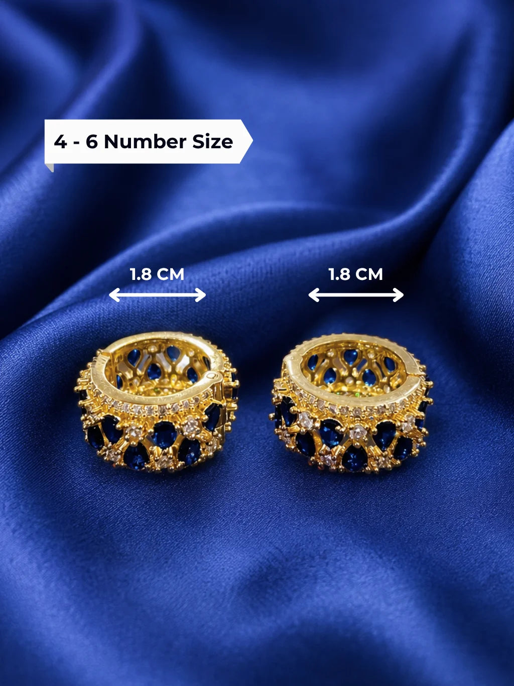 Kanak AD Bangles for Laddu Gopal with sparkling American Diamond stone work