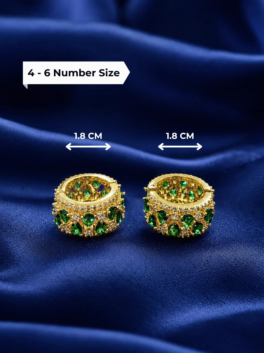 Kanak AD Bangles for Laddu Gopal with sparkling American Diamond stone work