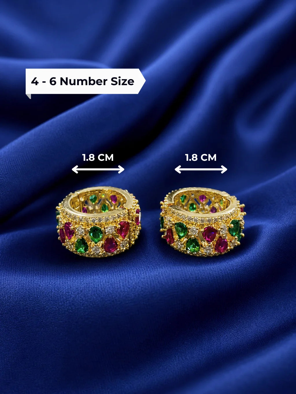 Kanak AD Bangles for Laddu Gopal with sparkling American Diamond stone work