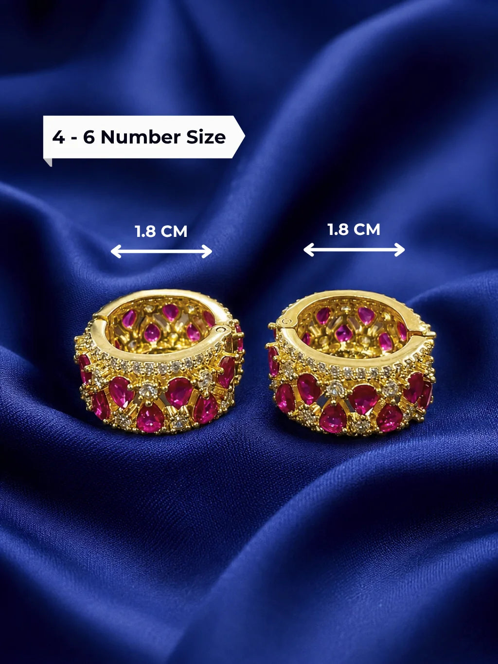 Kanak AD Bangles for Laddu Gopal with sparkling American Diamond stone work