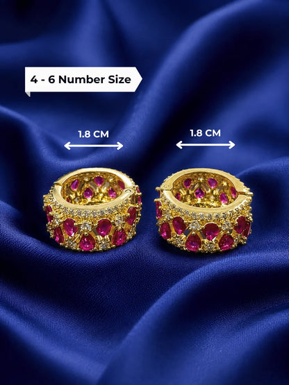 Kanak AD Bangles for Laddu Gopal with sparkling American Diamond stone work
