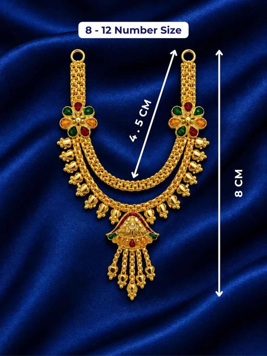 Kanak Jhumar Gold Plated Haar for Deity