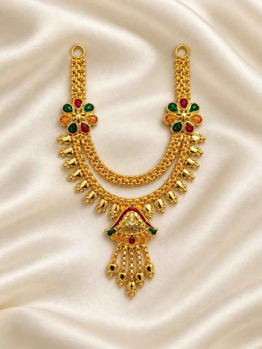 Kanak Jhumar Gold Plated Haar for Deity