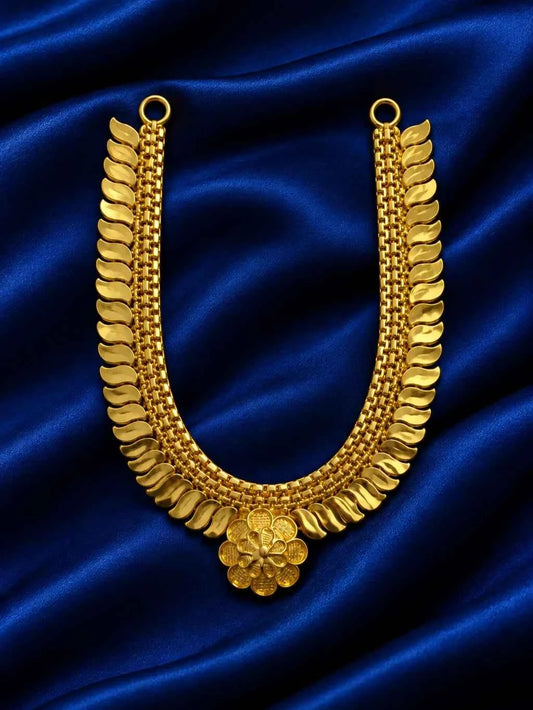 Kanak Pallav Gold Plated Haar for Deity