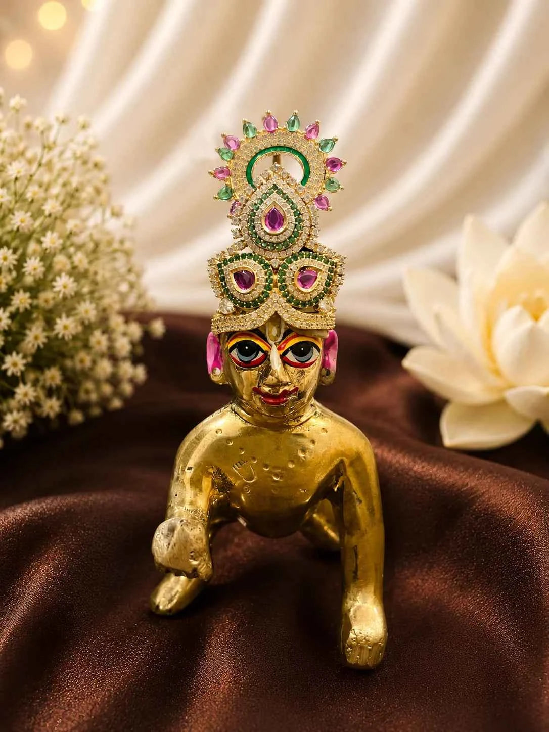 Kriti AD Stone Mukut for Deity
