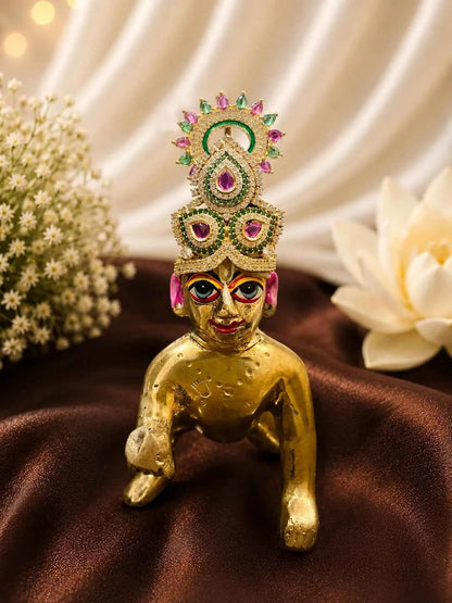 Kriti AD Stone Mukut for Deity