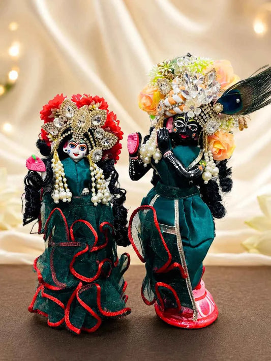 Kunj Manjari Mukut with Hair for Jugal Jodi