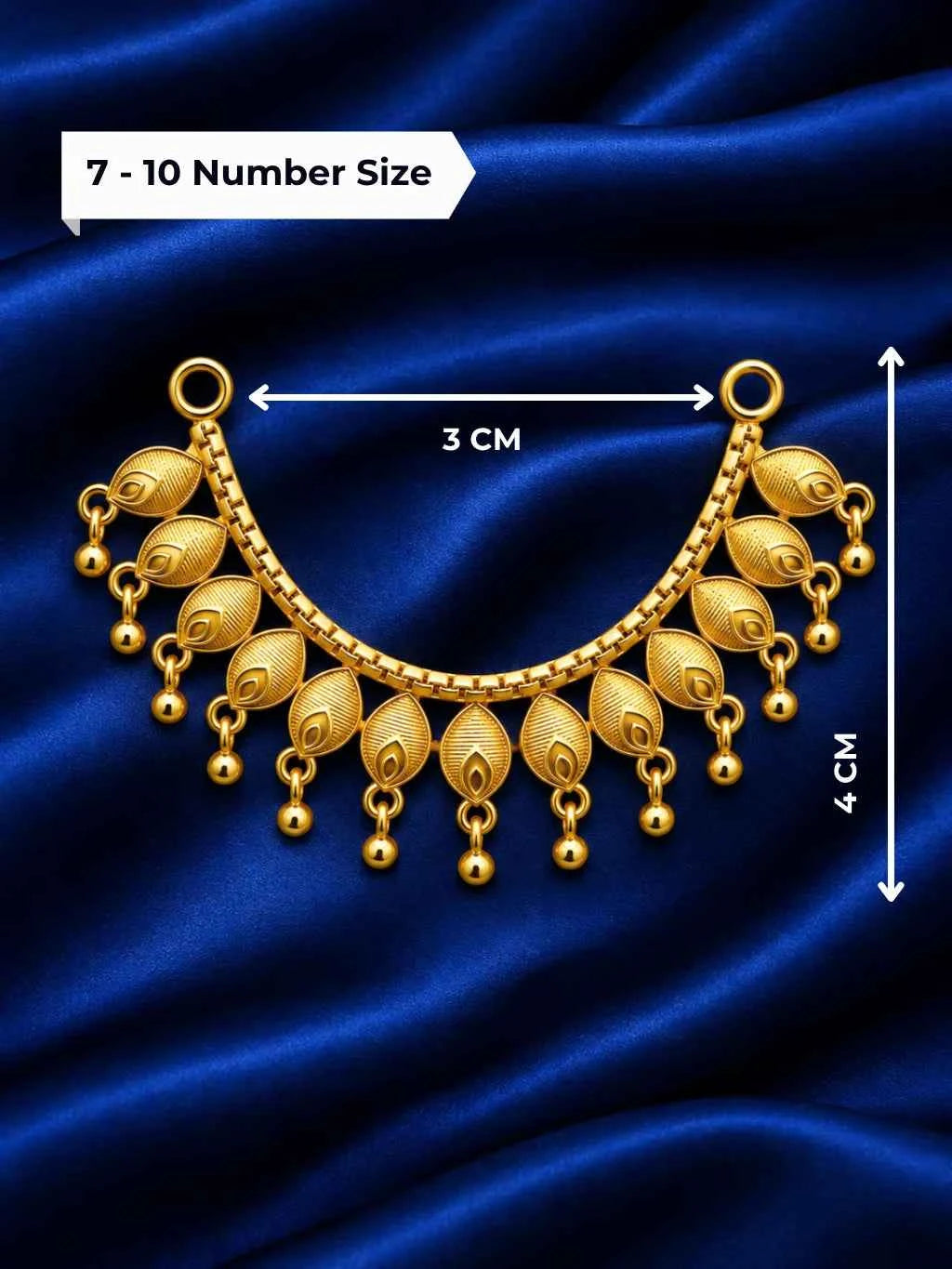 Kusum Lata Gold Plated Haar for Deity