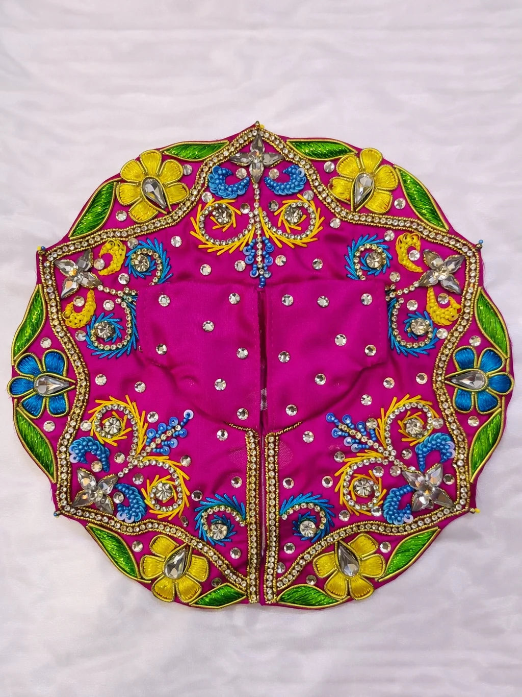 Pink colour Laddu Gopal dress for graceful and divine shringar