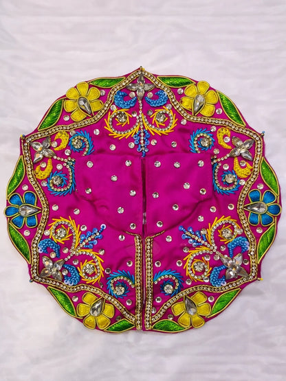 Pink colour Laddu Gopal dress for graceful and divine shringar
