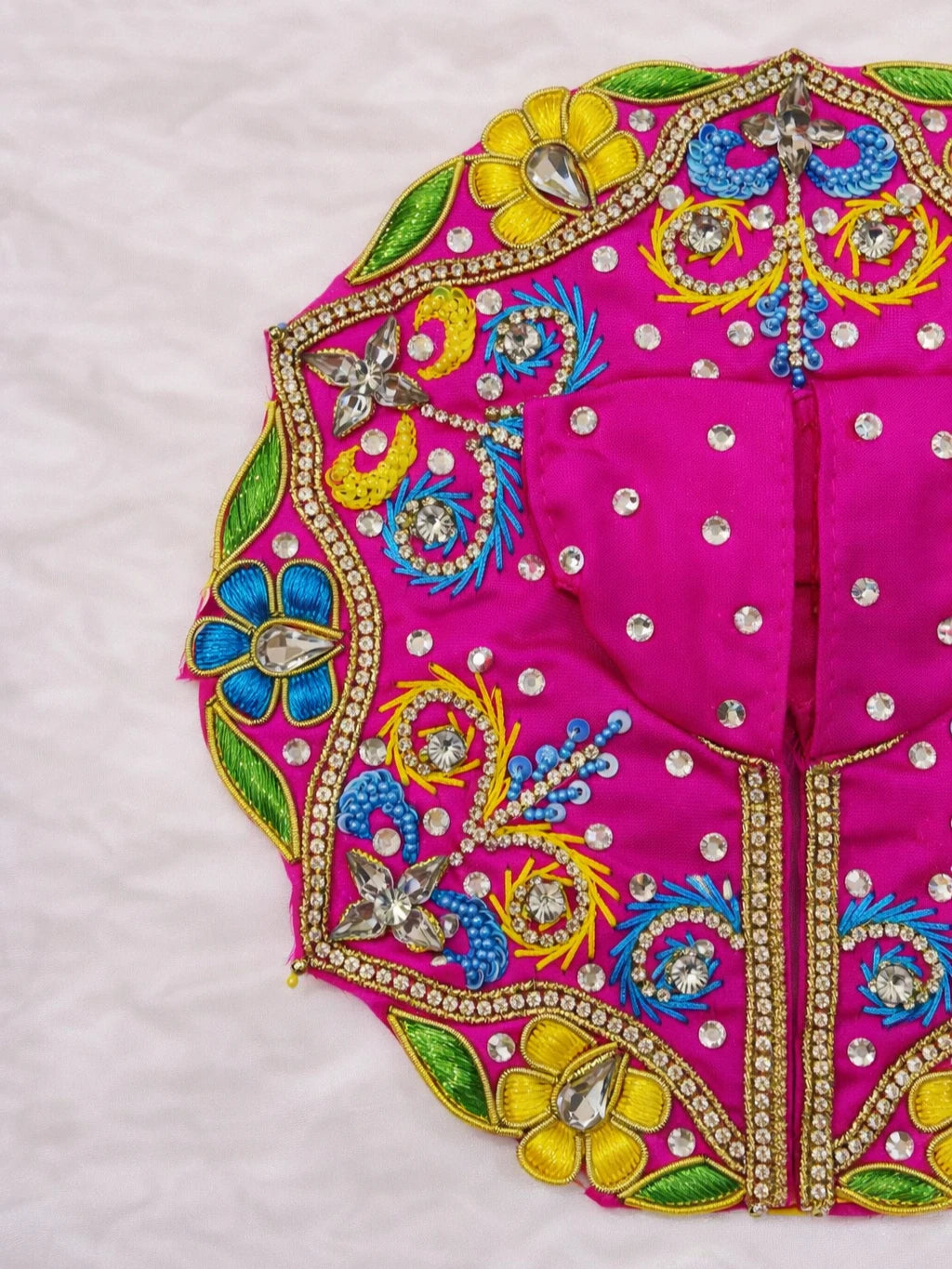 Pink colour Laddu Gopal dress for graceful and divine shringar