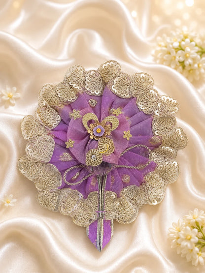 Lavanya Chanderi Poshak for Laddu Gopal crafted with premium Chanderi fabric and elegant traditional design
