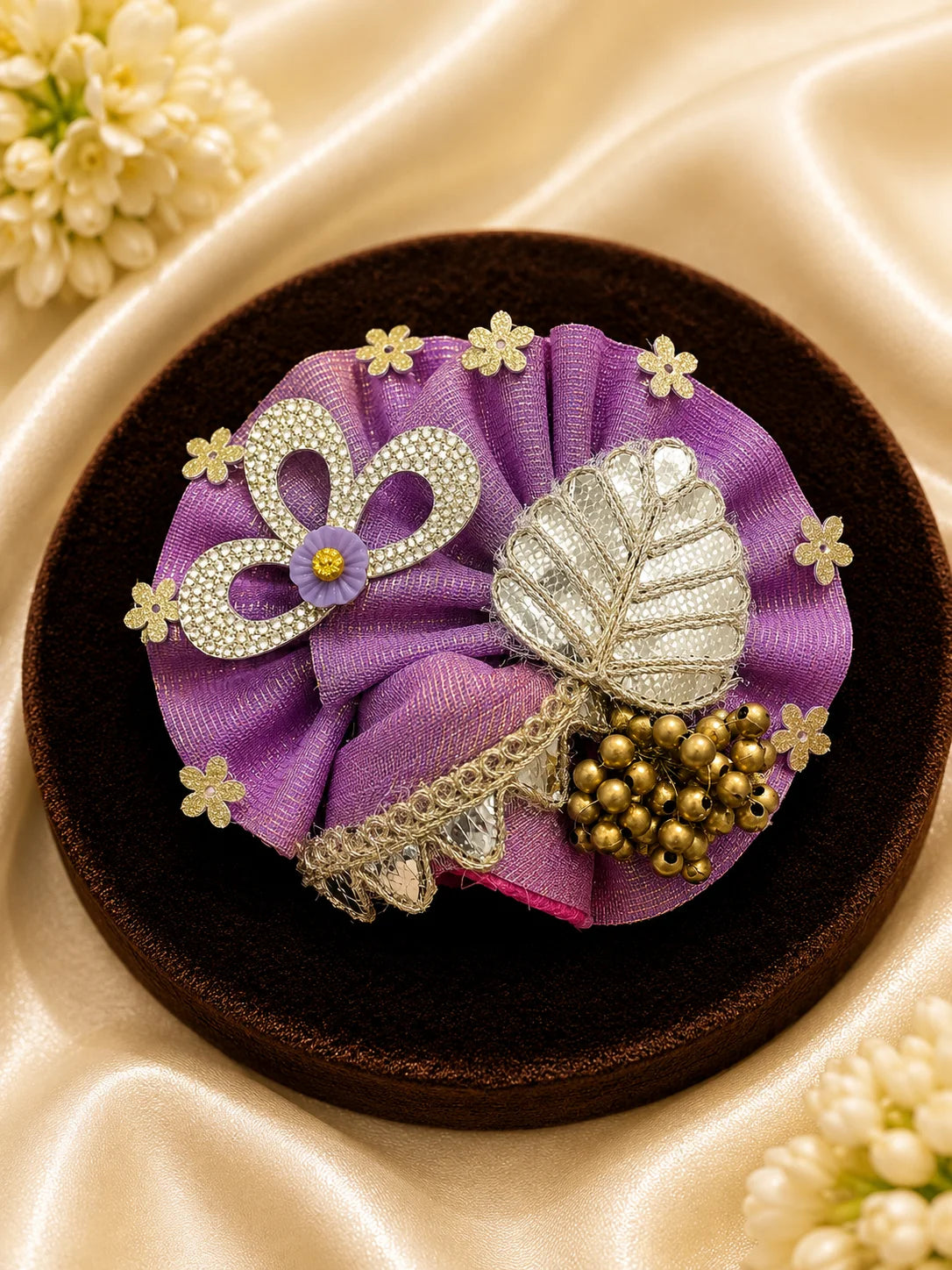 Lavanya Chanderi Poshak for Laddu Gopal crafted with premium Chanderi fabric and elegant traditional design