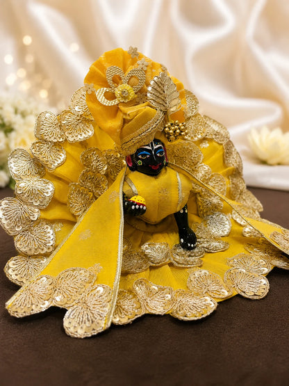 Lavanya Chanderi Poshak for Laddu Gopal crafted with premium Chanderi fabric and elegant traditional design