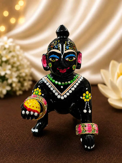 Lotus Meenakari AD Kada Bangles for Deity