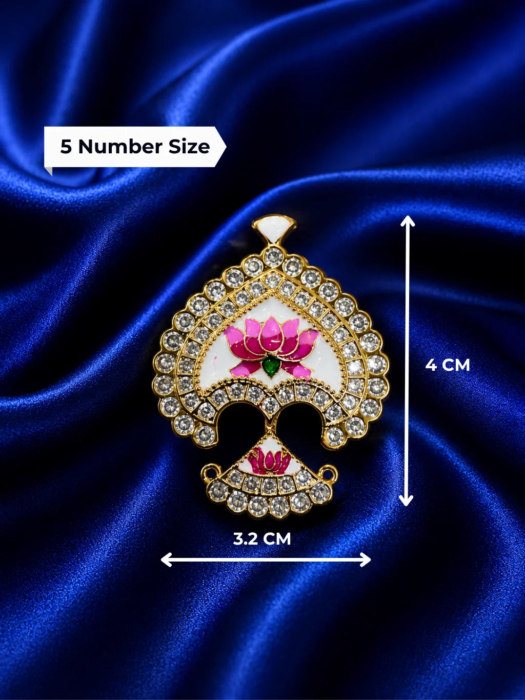 Lotus Rajsi AD Seep Mukut for Deity