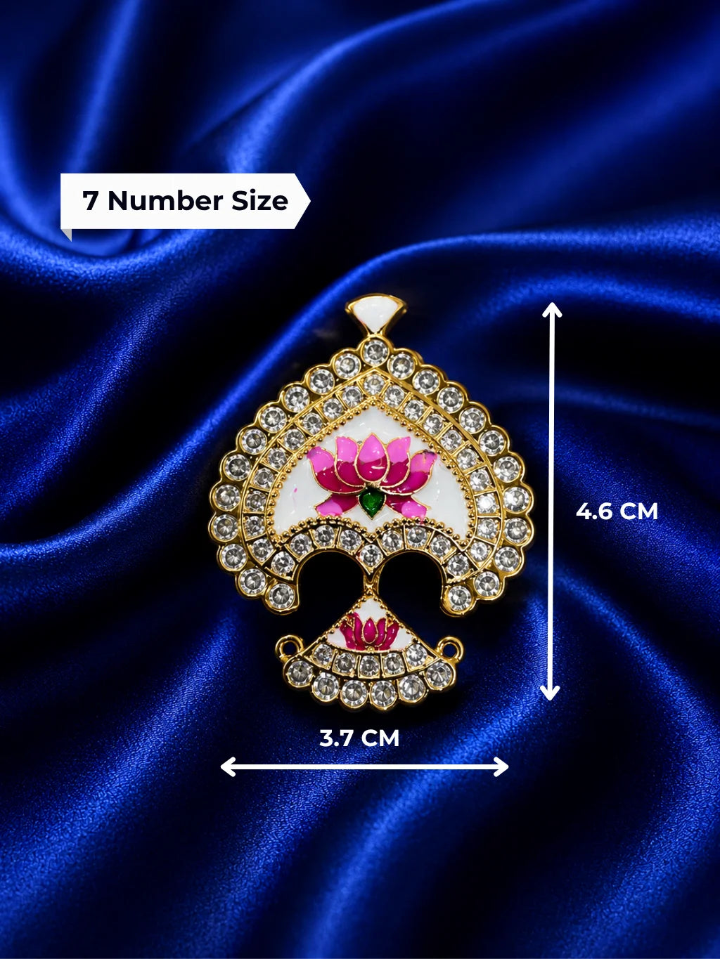 Lotus Rajsi AD Seep Mukut for Deity