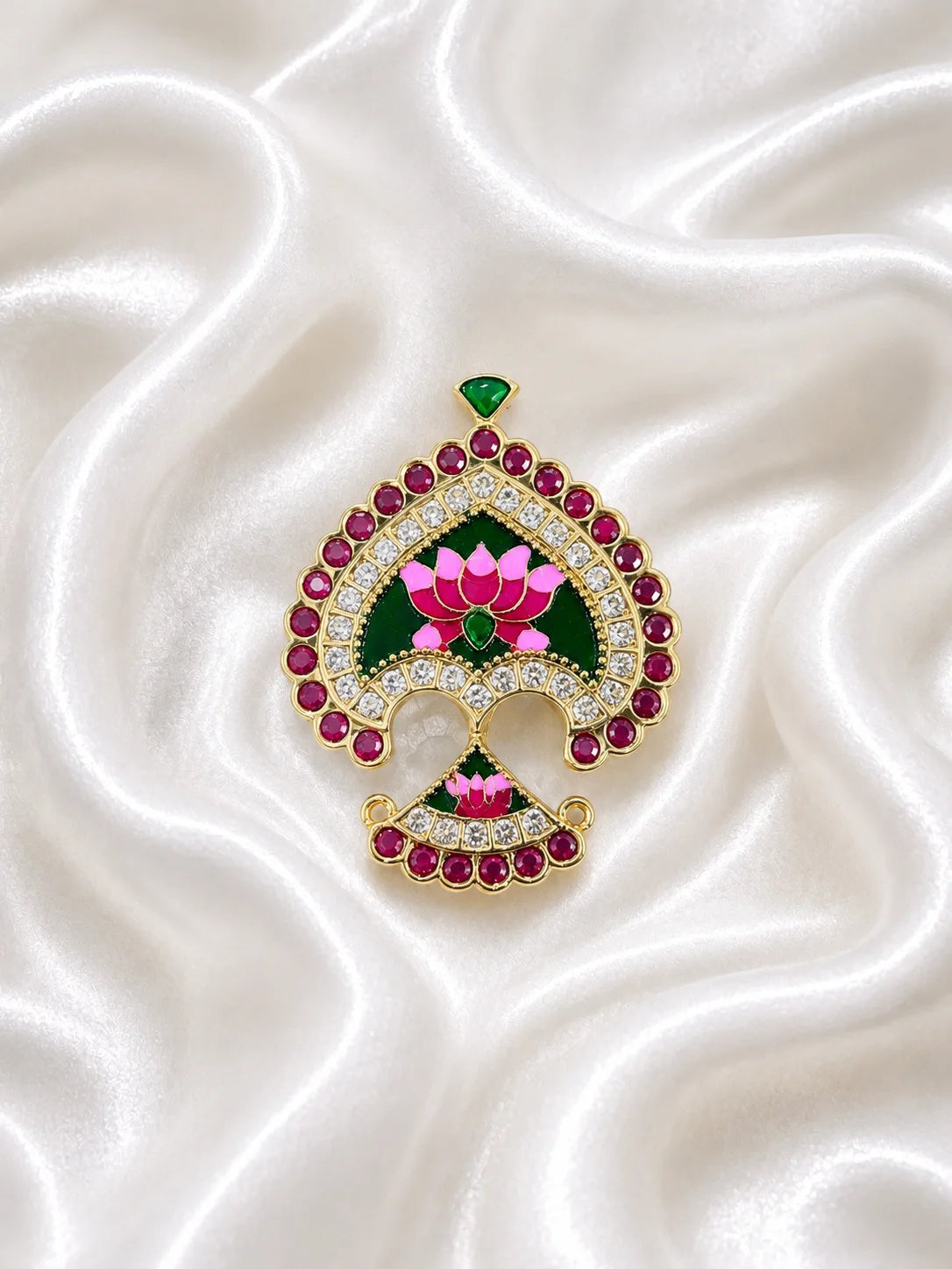 Lotus Rajsi AD Seep Mukut for Deity