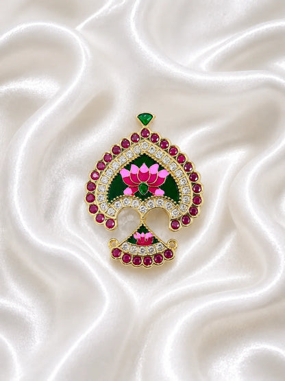 Lotus Rajsi AD Seep Mukut for Deity