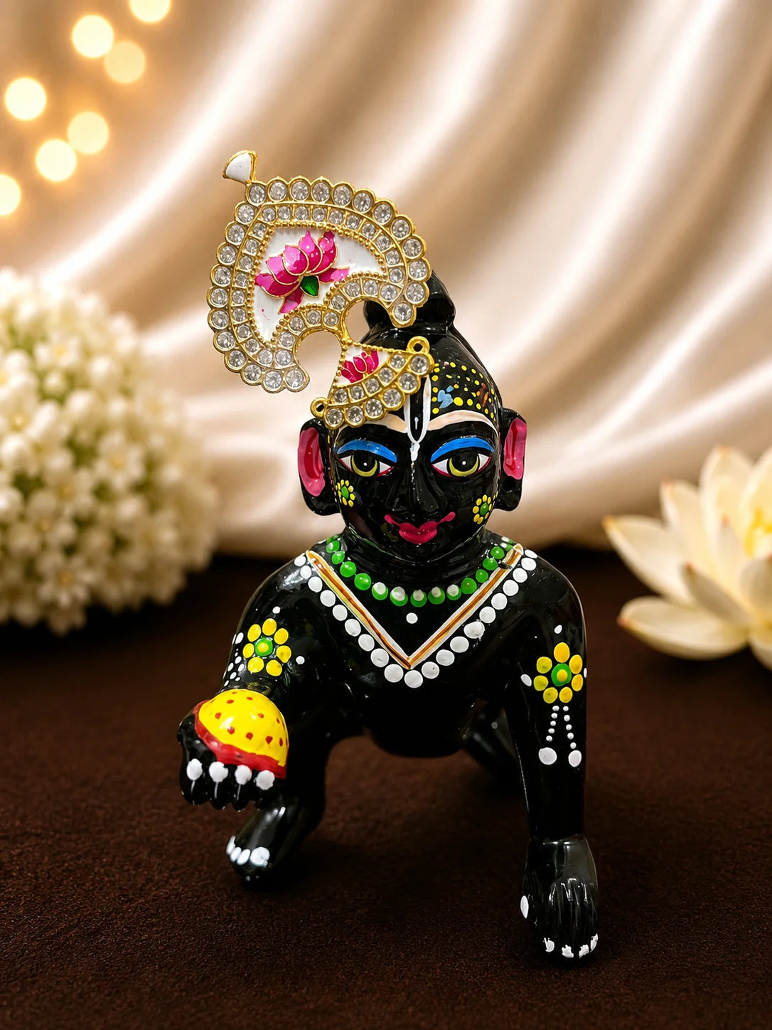 Lotus Rajsi AD Seep Mukut for Deity