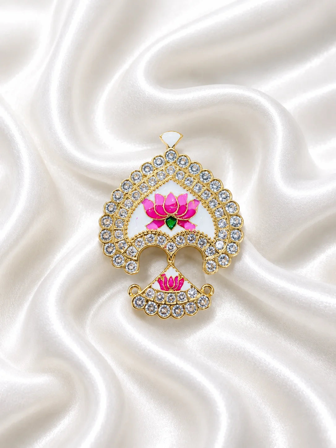 Lotus Rajsi AD Seep Mukut for Deity