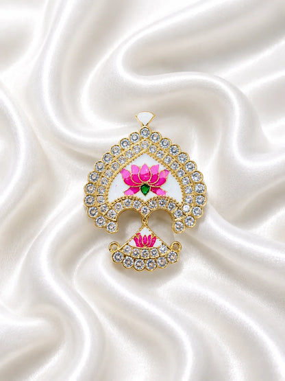 Lotus Rajsi AD Seep Mukut for Deity