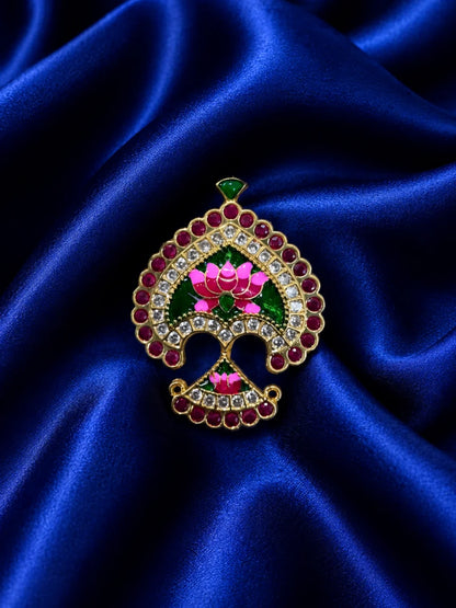 Lotus Rajsi AD Seep Mukut for Deity