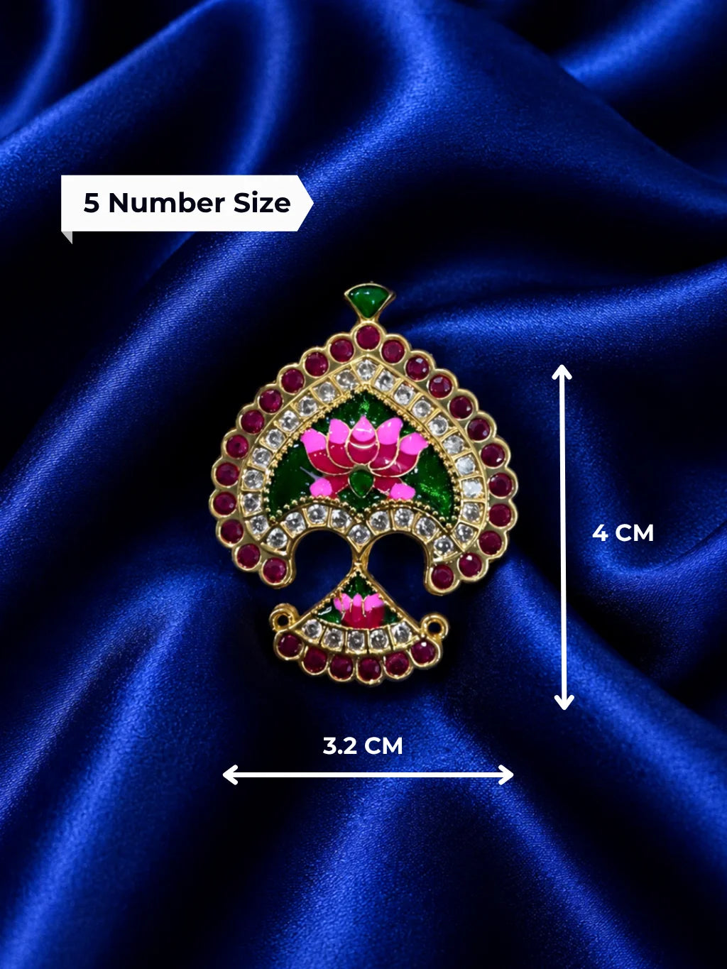 Lotus Rajsi AD Seep Mukut for Deity