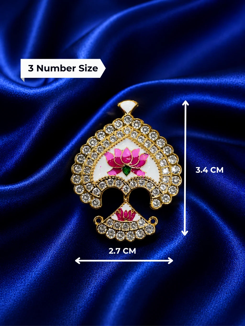 Lotus Rajsi AD Seep Mukut for Deity