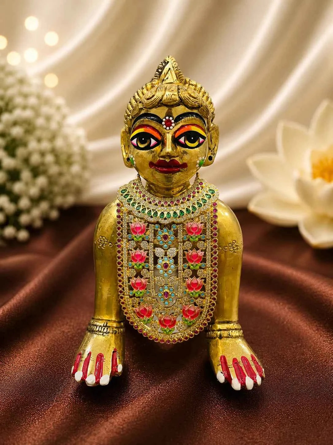 Mahalakshmi AD Temple Necklace for Deity