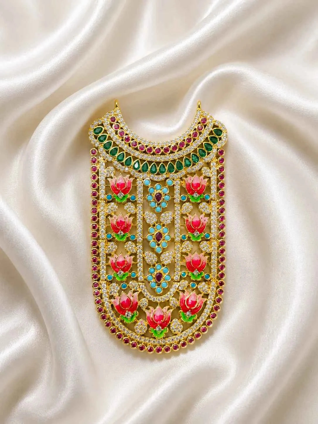 Mahalakshmi AD Temple Necklace for Deity
