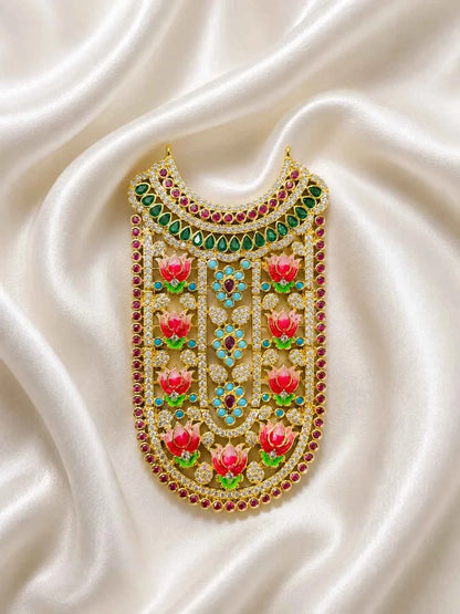 Mahalakshmi AD Temple Necklace for Deity