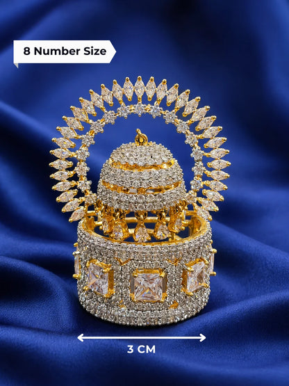 Maharaj Chhatra AD Mukut for Deity
