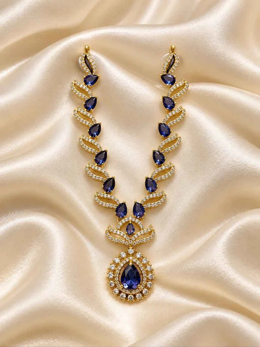 Manikya Tarang AD Necklace for Deity