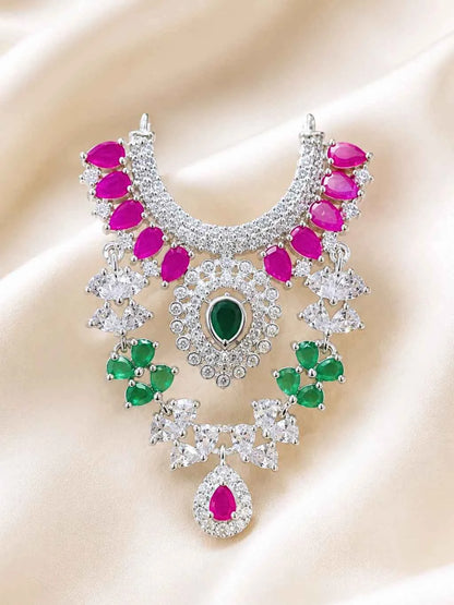Maniratna AD Necklace for Deity