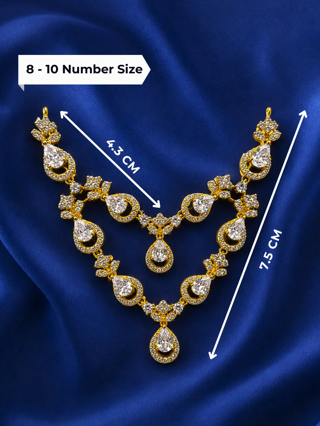 Manohari AD Choker for Deity | Laddu Gopal shringar