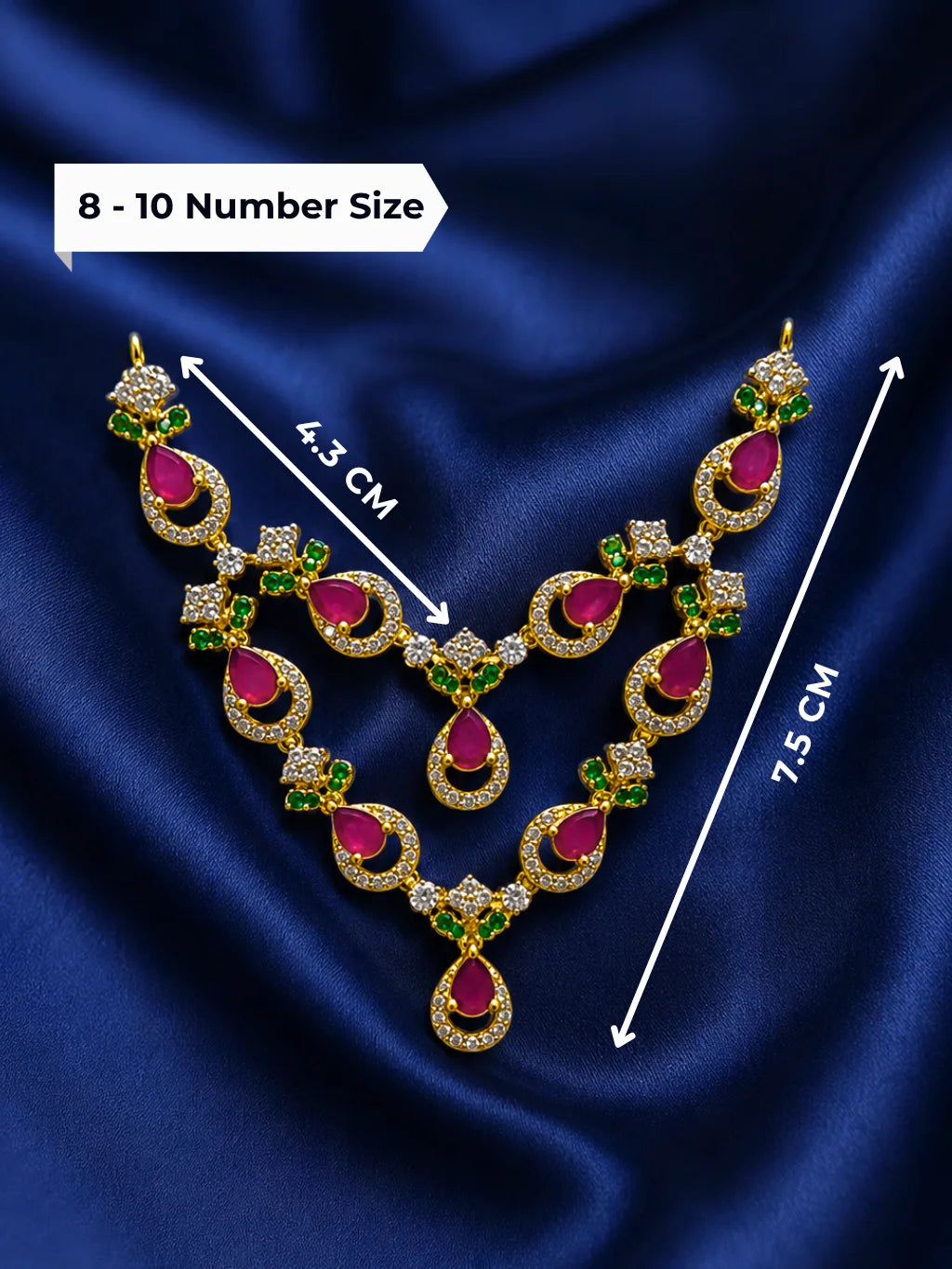 Manohari AD Choker for Deity | Laddu Gopal shringar
