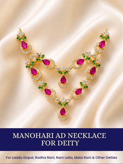Manohari AD Choker for Deity | Laddu Gopal shringar