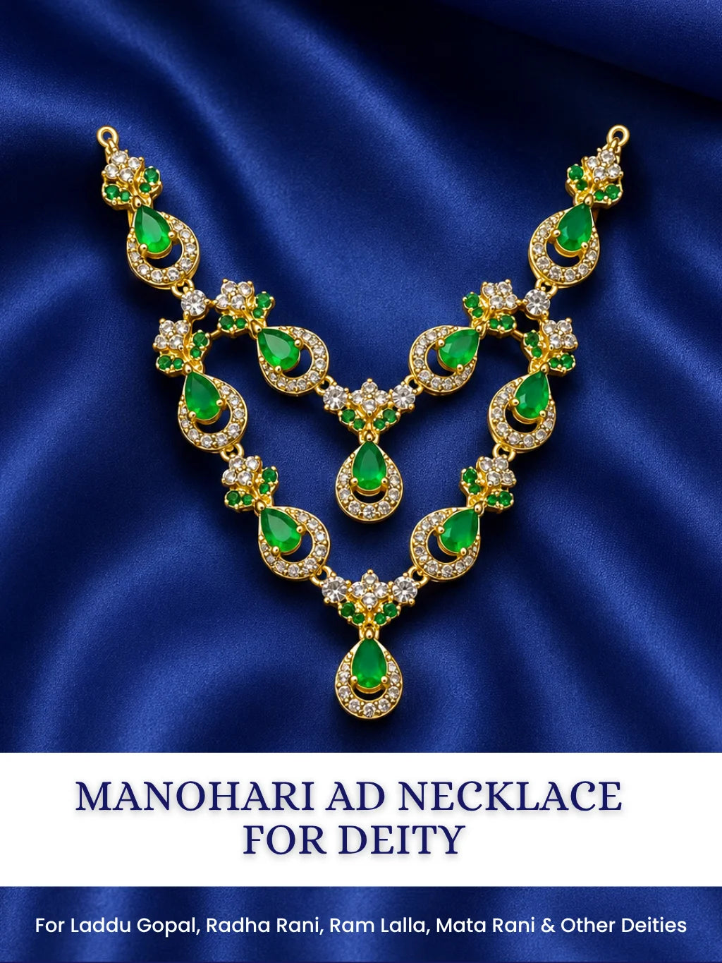 Manohari AD Choker for Deity | Laddu Gopal shringar