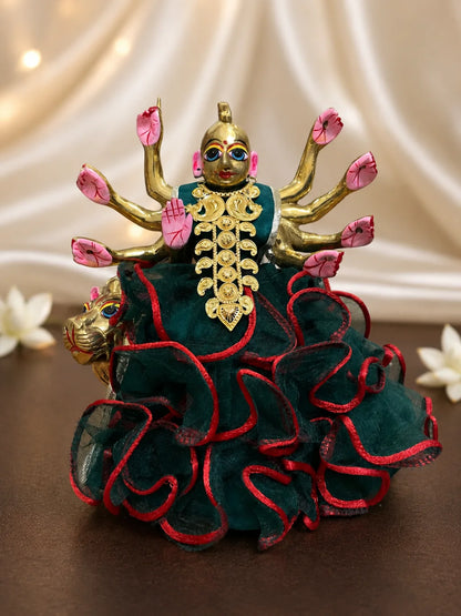 Mayur Angan Gold Plated peacock-inspired Haar for deity shringar