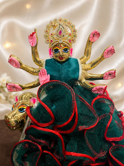 Mayur Chandrika peacock-inspired AD Mukut for deity shringar