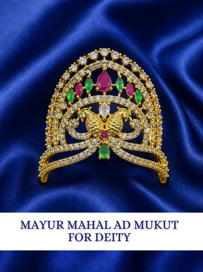 Mayur Mahal AD Mukut for Deity