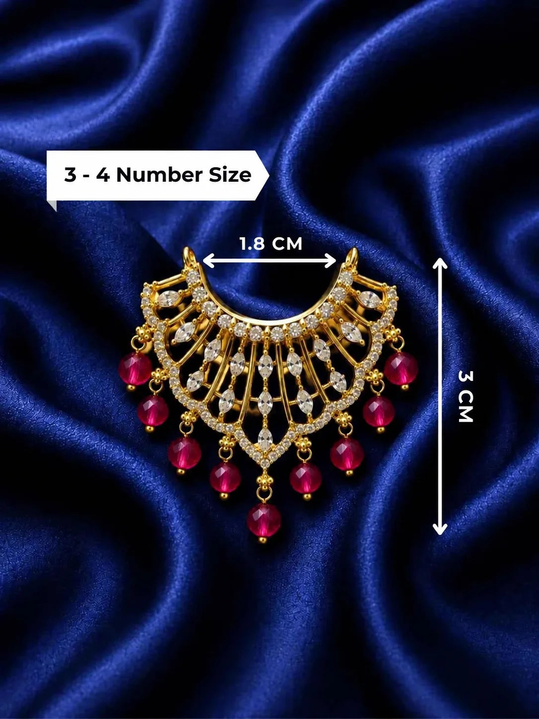 Mayur Pankh Style Hasli for Deity